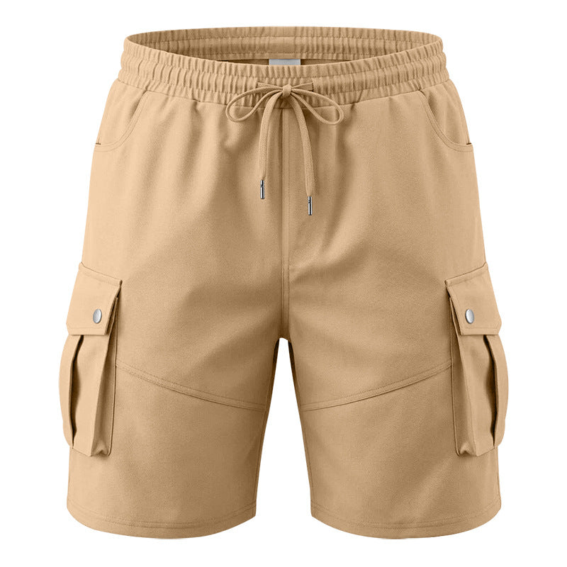 Men's Wrinkle-Resistant Utility Shorts - Multi-Pocket Cargo Shorts for Everyday