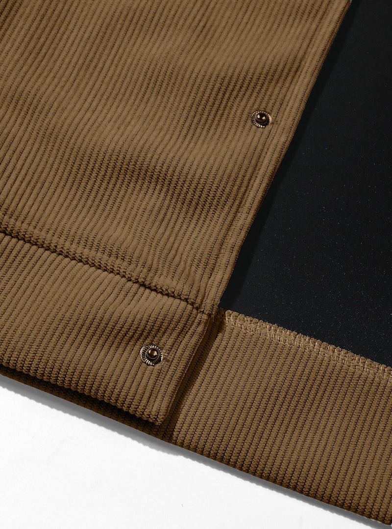 Men's Corduroy Button-Front Jacket