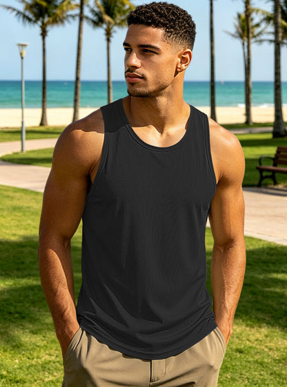 5-Pack Men's Quick-Dry Athletic Tank Tops