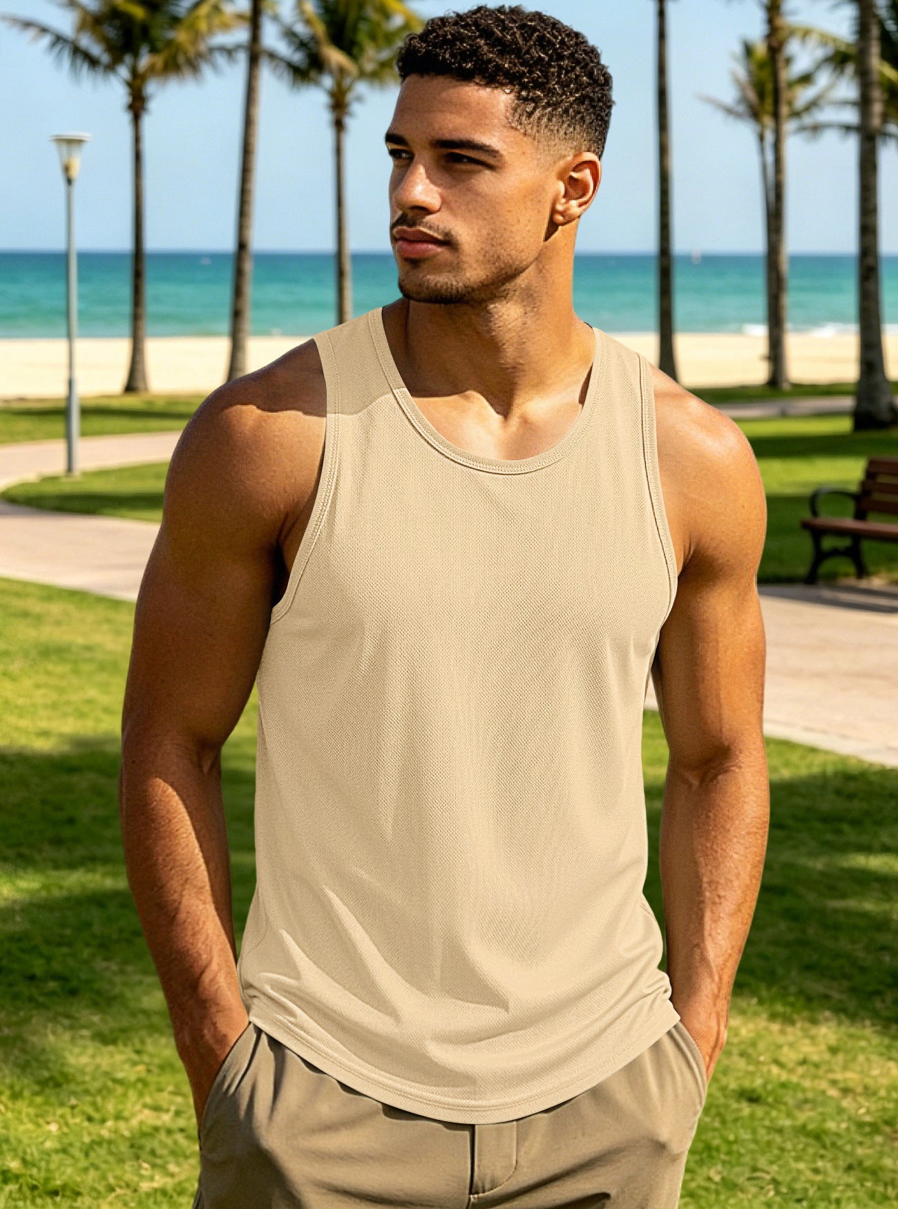 5-Pack Men's Quick-Dry Athletic Tank Tops