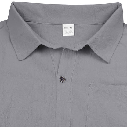 Men's Summer Trendy Linen Sleeveless Button Down Shirt