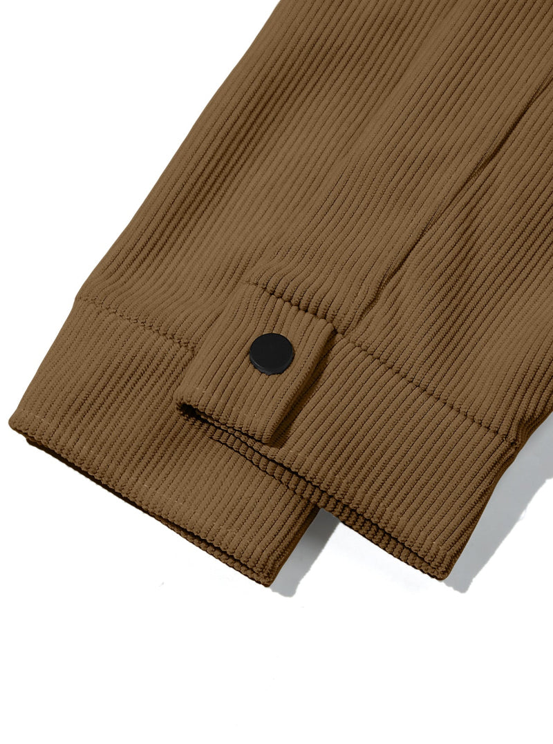 Men's Corduroy Button-Front Jacket