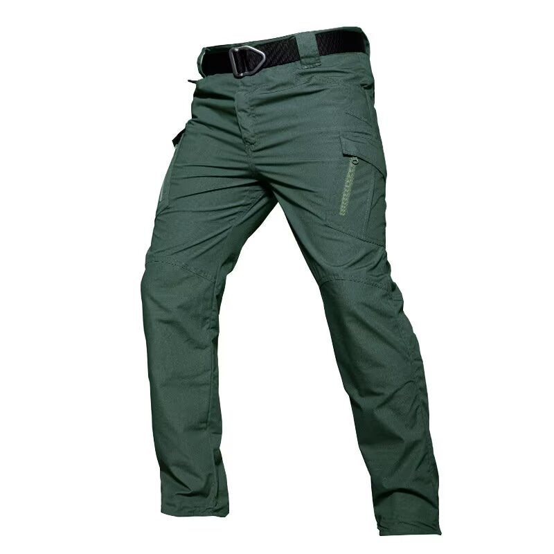 Men's Tactical Cargo Pants - Multi-Pocket Combat Trousers for Outdoor & Hiking (Belt Not Included)