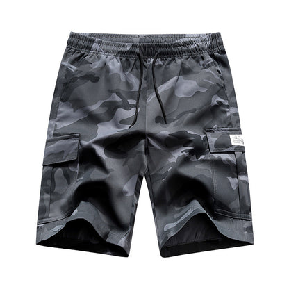 Men's Summer Camouflage Cargo Shorts - Lightweight Quick-Dry Athletic Shorts with Utility Pockets