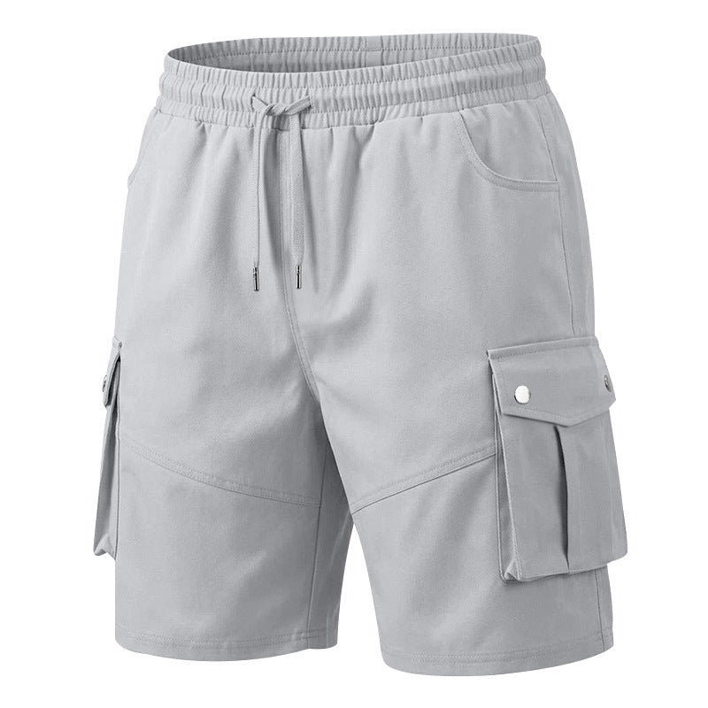 Men's Wrinkle-Resistant Utility Shorts - Multi-Pocket Cargo Shorts for Everyday