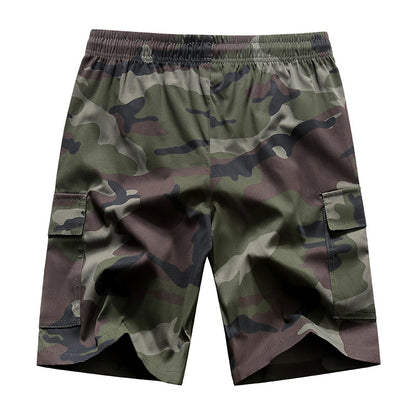 Men's Summer Camouflage Cargo Shorts - Lightweight Quick-Dry Athletic Shorts with Utility Pockets