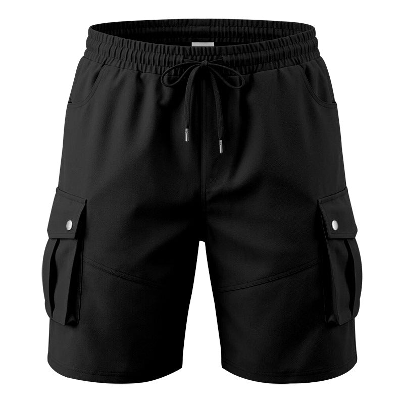 Men's Wrinkle-Resistant Utility Shorts - Multi-Pocket Cargo Shorts for Everyday
