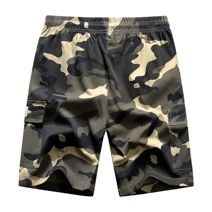 Men's Summer Camouflage Cargo Shorts - Lightweight Quick-Dry Athletic Shorts with Utility Pockets