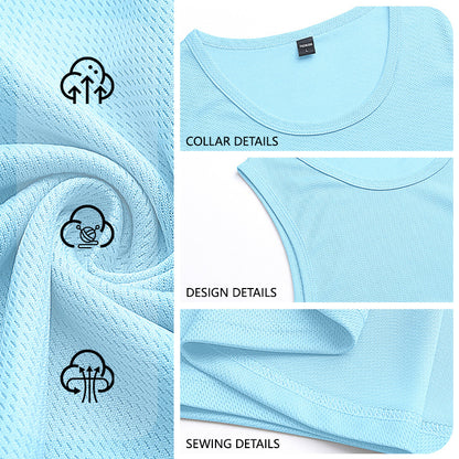 5-Pack Men's Quick-Dry Athletic Tank Tops