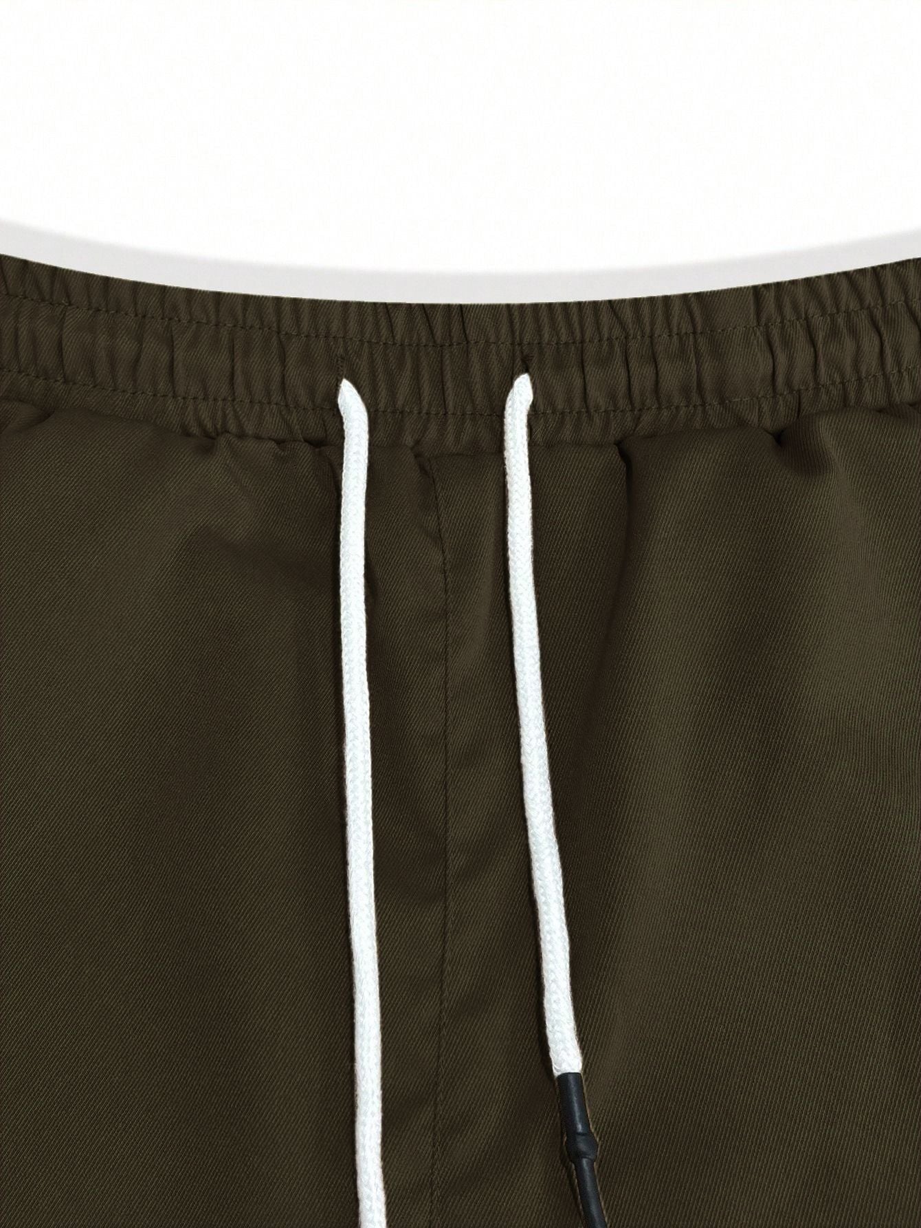 Men's Slim Fit Cargo Jogger Pants - Multi-Pocket Casual Trousers with Elastic Drawstring Waist