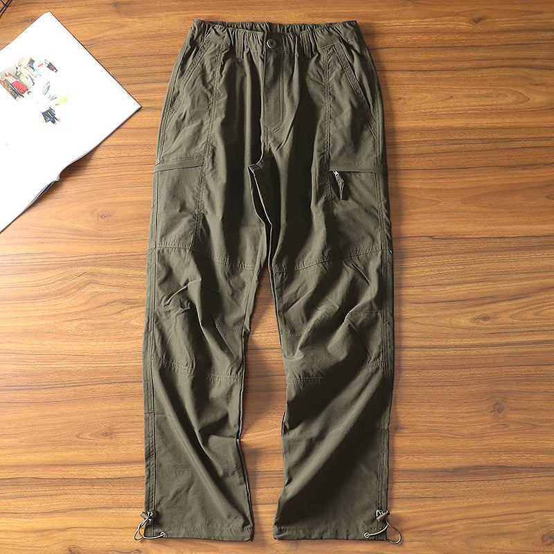 Men's Lightweight Loose Fit Cargo Pants– Straight Leg Outdoor Hiking Trousers