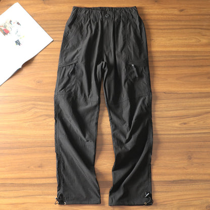 Men's Lightweight Loose Fit Cargo Pants– Straight Leg Outdoor Hiking Trousers