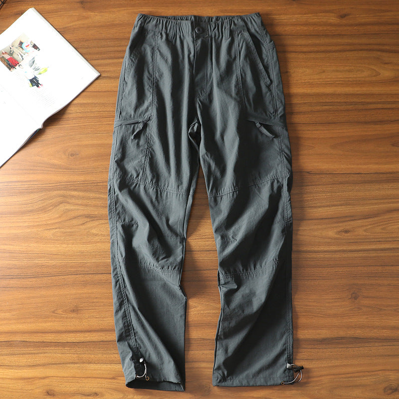 Men's Lightweight Loose Fit Cargo Pants– Straight Leg Outdoor Hiking Trousers