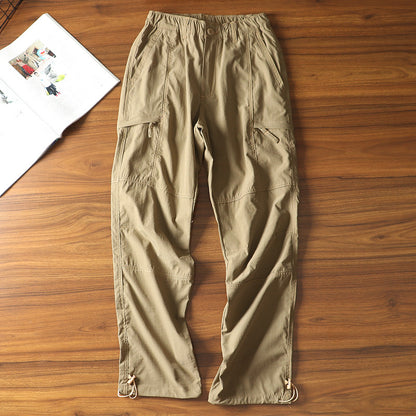 Men's Lightweight Loose Fit Cargo Pants– Straight Leg Outdoor Hiking Trousers