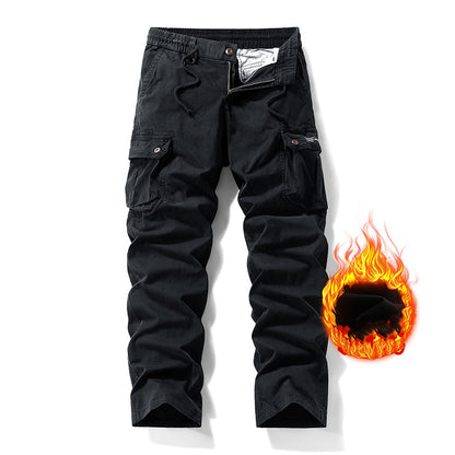 Men's American Vintage Work Pants | Straight Leg, Mid-Rise, Multi-Pocket Cotton Blend