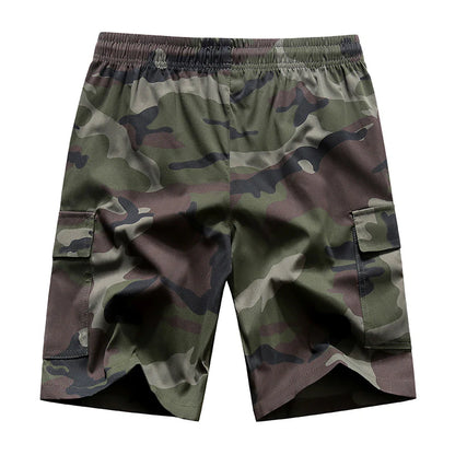 Men's Camo Cargo Shorts — Quick-Dry Lightweight Summer Shorts with 4 Pockets