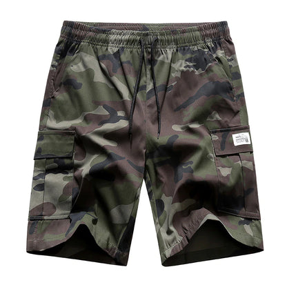 Men's Camo Cargo Shorts — Quick-Dry Lightweight Summer Shorts with 4 Pockets