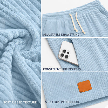 Men's Stretch Corduroy Drawstring Shorts