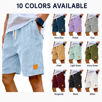 Men's Stretch Corduroy Drawstring Shorts