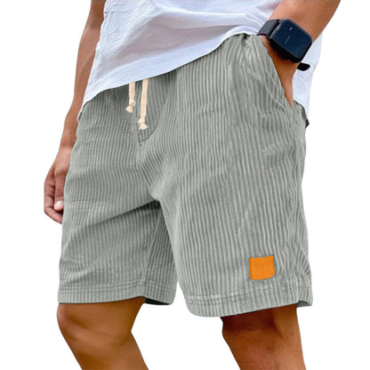 Men's Stretch Corduroy Drawstring Shorts
