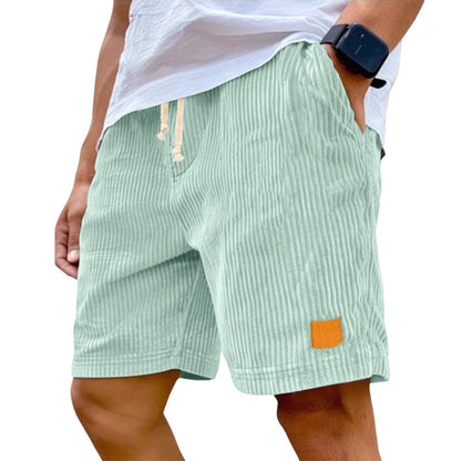 Men's Stretch Corduroy Drawstring Shorts