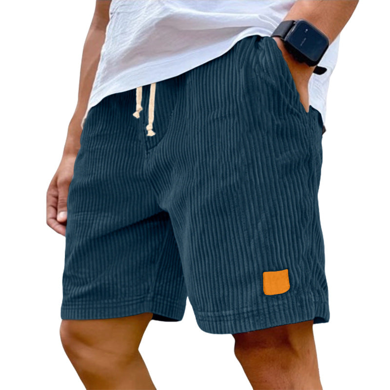 Men's Stretch Corduroy Drawstring Shorts
