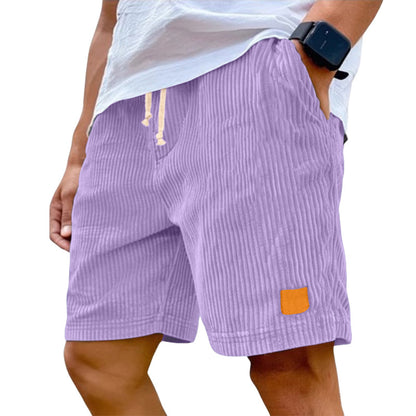 Men's Stretch Corduroy Drawstring Shorts