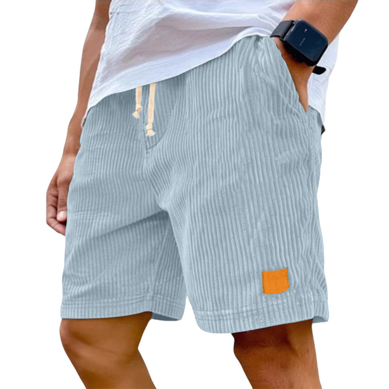 Men's Stretch Corduroy Drawstring Shorts