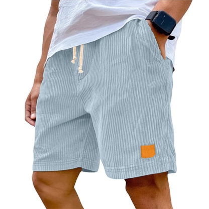 Men's Stretch Corduroy Drawstring Shorts