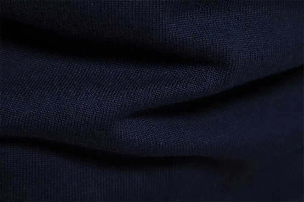Quarter Zip Stand Collar Men’s Pullover