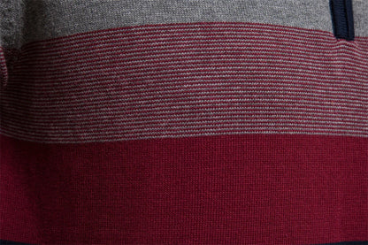 Quarter Zip Stand Collar Men’s Pullover