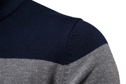 Quarter Zip Stand Collar Men’s Pullover