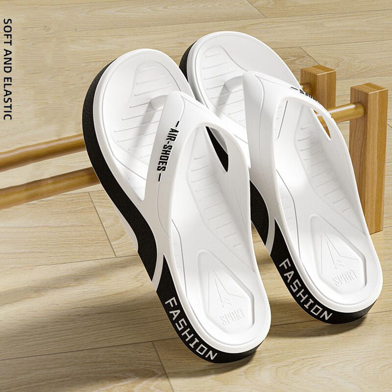 Men's Durable Non-Slip Flip-Flops | Soft Sole Casual Beach Slippers