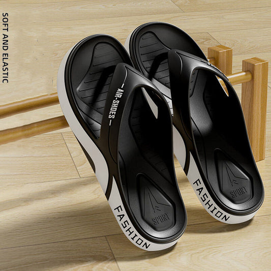 Men's Durable Non-Slip Flip-Flops | Soft Sole Casual Beach Slippers