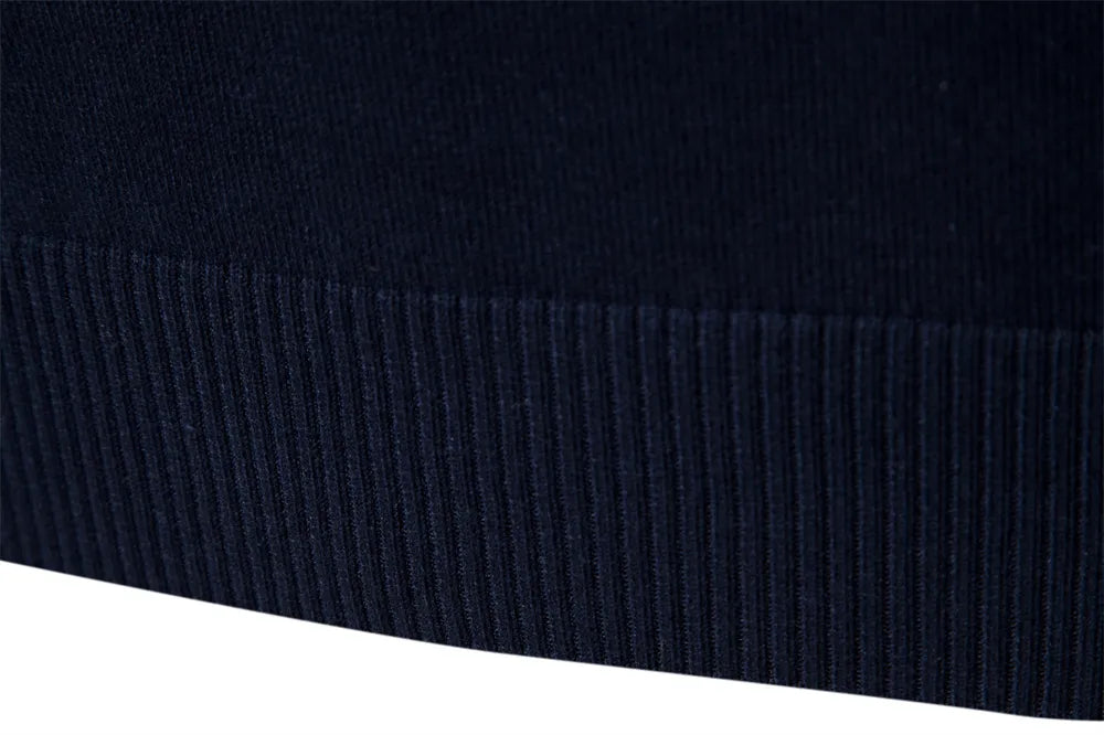 Quarter Zip Stand Collar Men’s Pullover