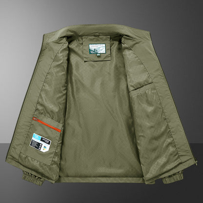 Men's Lightweight Nylon Utility Jacket