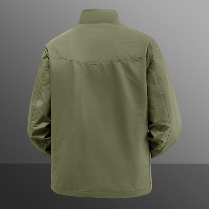 Men's Lightweight Nylon Utility Jacket