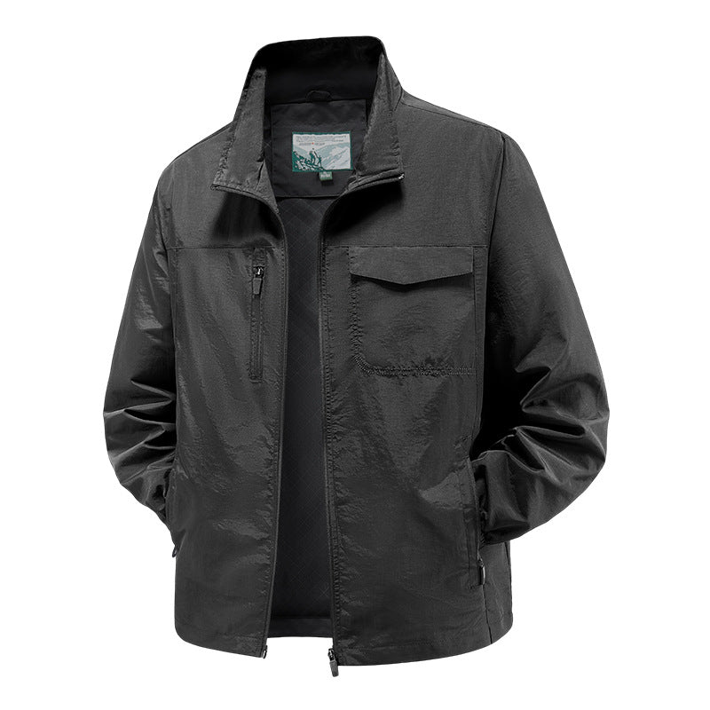 Men's Lightweight Nylon Utility Jacket
