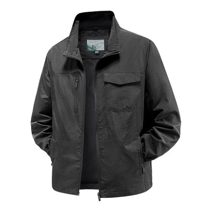 Men's Lightweight Nylon Utility Jacket