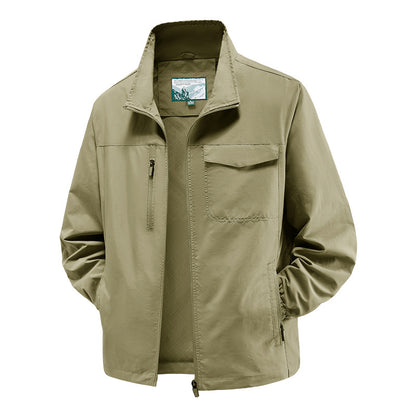 Men's Lightweight Nylon Utility Jacket