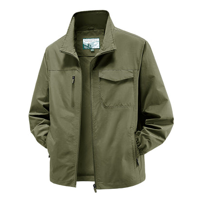 Men's Lightweight Nylon Utility Jacket