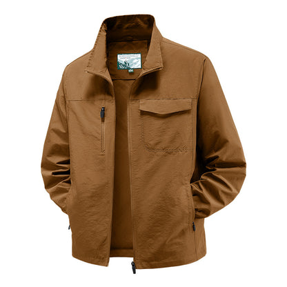Men's Lightweight Nylon Utility Jacket