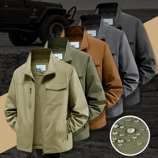 Men's Lightweight Nylon Utility Jacket