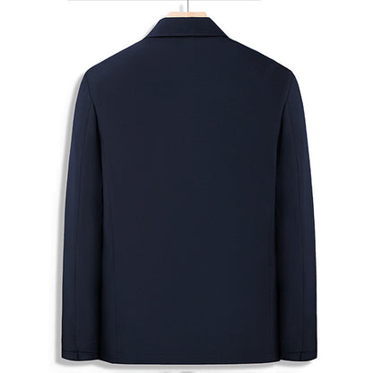 Men's Classic Collared Zip Jacket