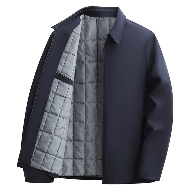 Men's Classic Collared Zip Jacket