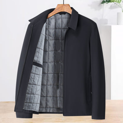 Men's Classic Collared Zip Jacket