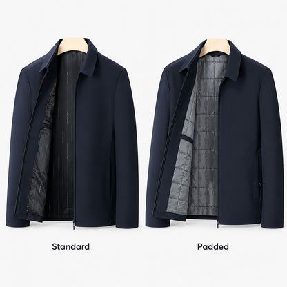 Men's Classic Collared Zip Jacket