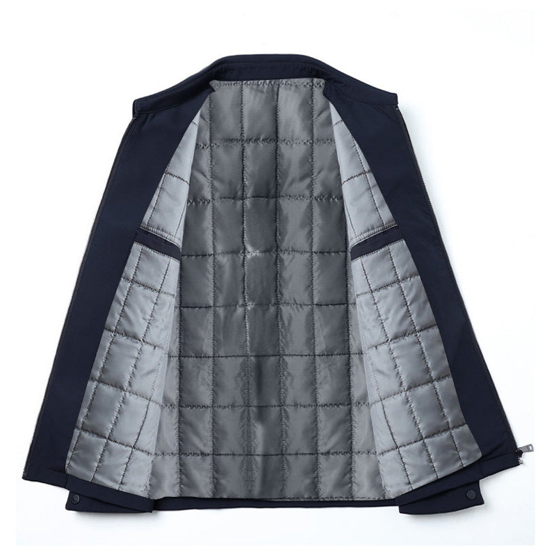 Men's Classic Collared Zip Jacket