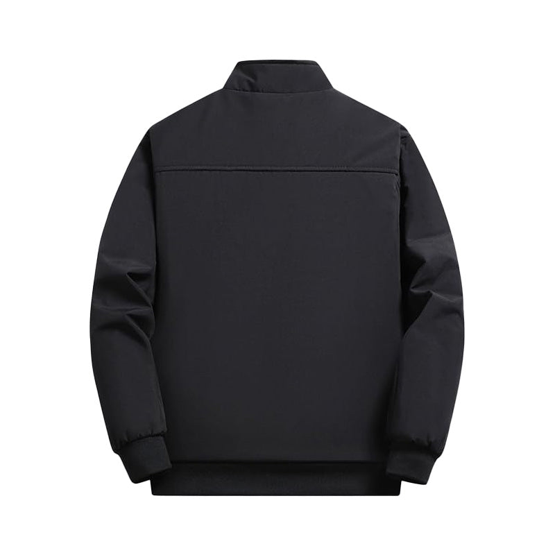 Men's Insulated Stand Collar Jacket – Padded or Fleece Lined