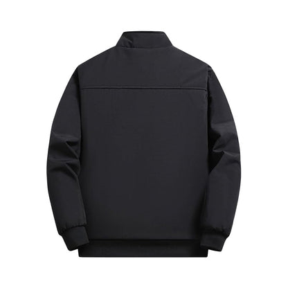 Men's Insulated Stand Collar Jacket – Padded or Fleece Lined